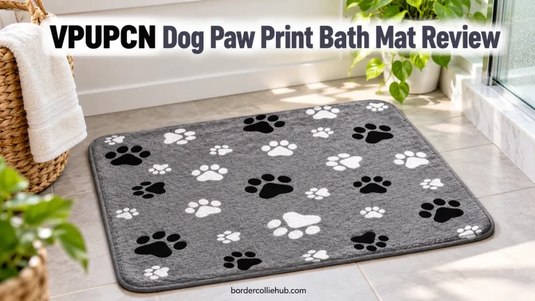 VPUPCN Dog Paw Print Bath Mat Review