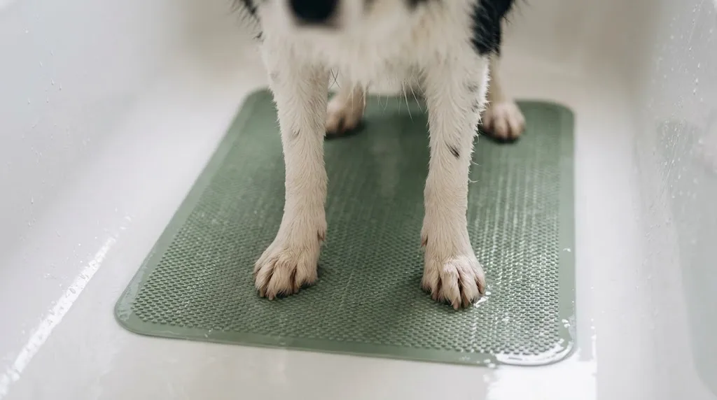 Why Can a Bath Mat Help a Border Collie