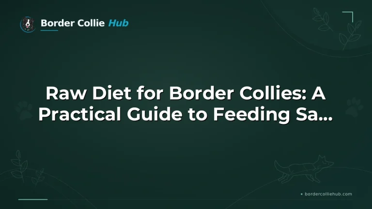 Raw Diet for Border Collies: A Practical Guide to Feeding Safely and Well