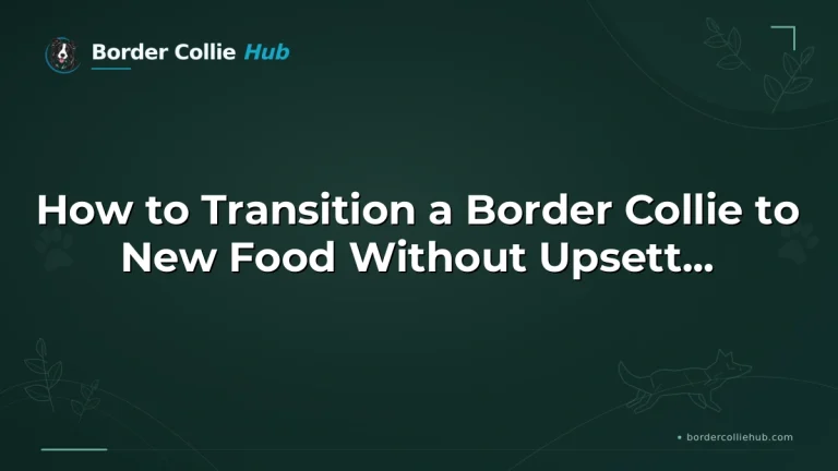How to Transition a Border Collie to New Food Without Upsetting Their Stomach