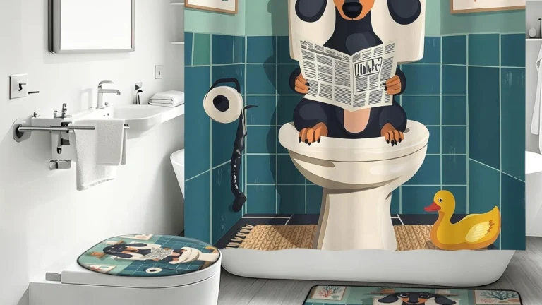 4 Piece Dachshund Shower Curtain Set Review: Is It Worth It?