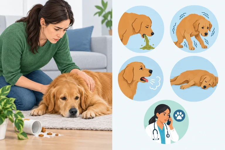 Dog poison triage checklist for emergency symptoms and next steps
