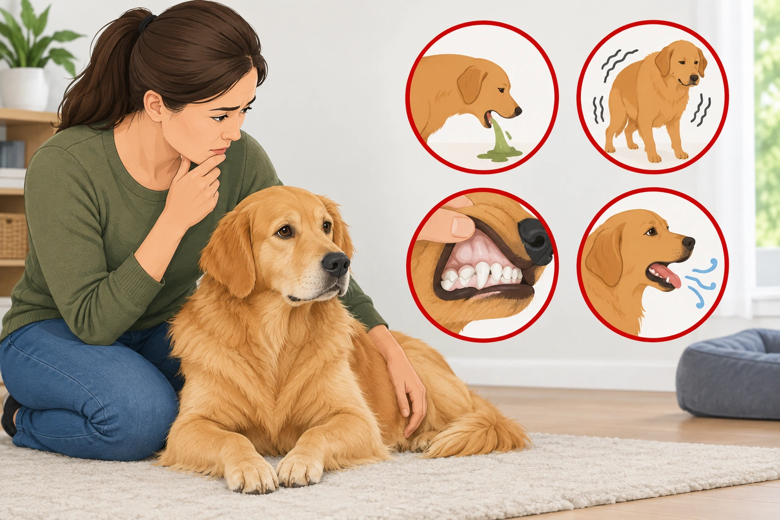 Dog poisoning emergency warning signs checklist