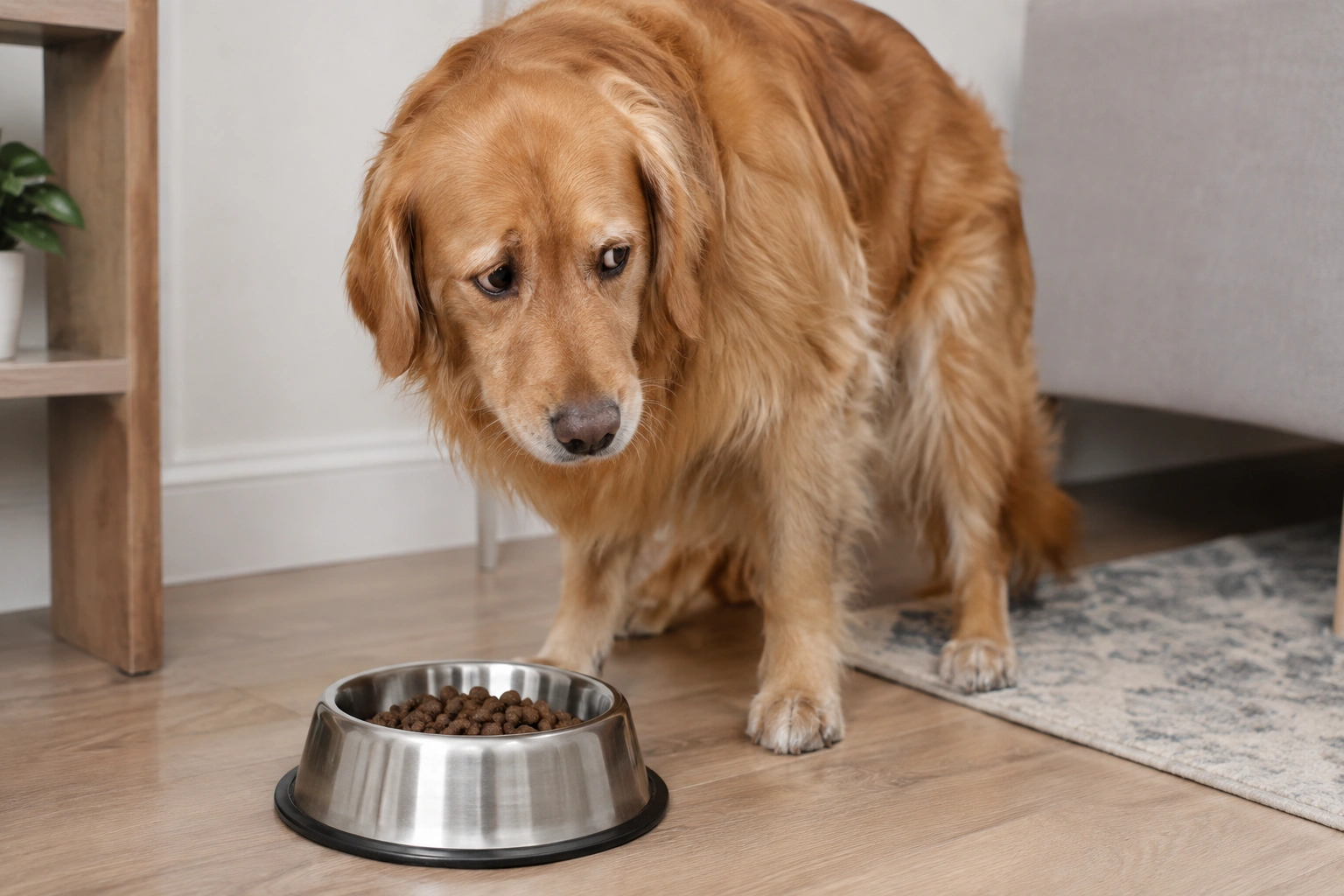 Dog still eating despite possible tooth pain