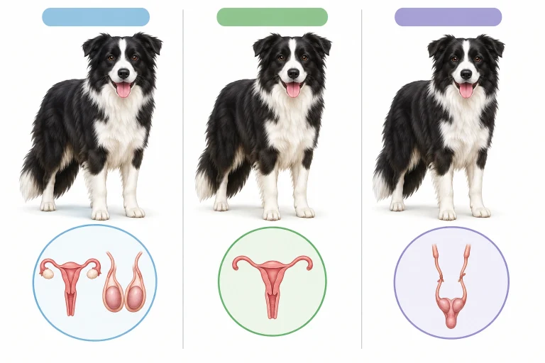 Border Collie owner learning what intact means for dogs